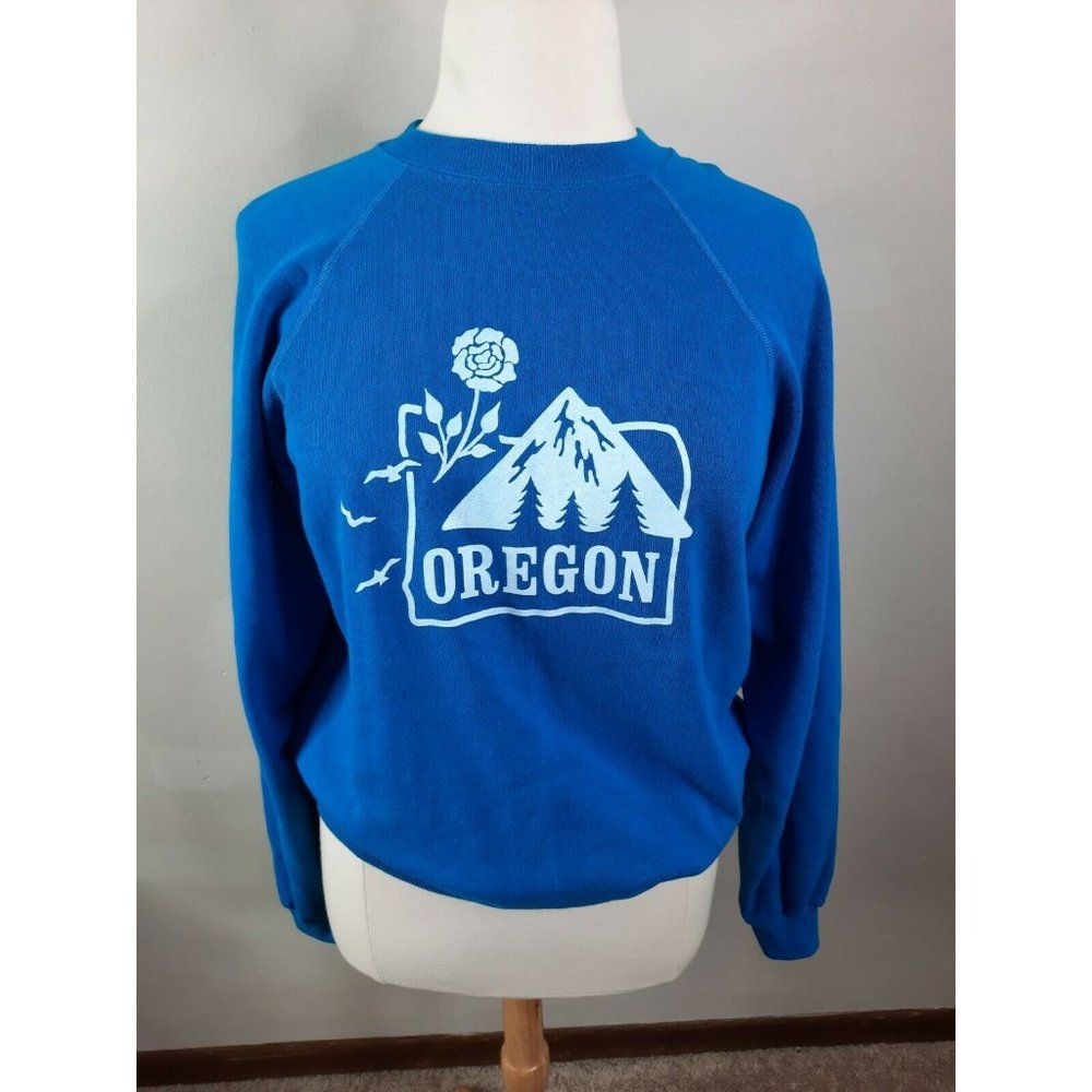 Vintage Hanes Raglan Crewneck Sweatshirt XL USA
